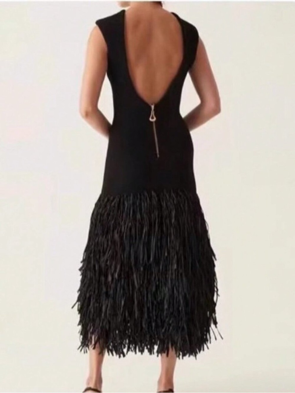 NWT Aje Rushes Raffia Dress - Picture 2 of 2